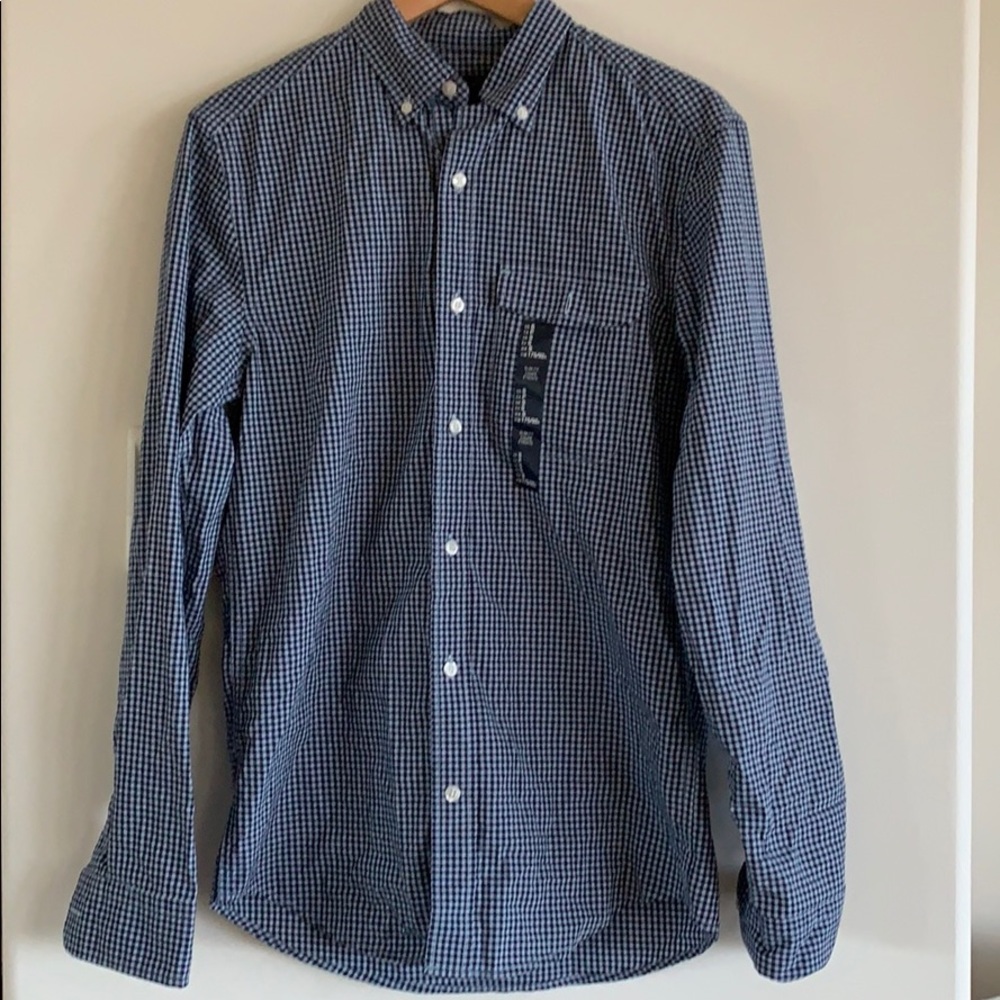 Men’s Gap plaid long sleeve button up